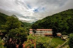 The ever beautiful Sri Badrika Ashram. One of the four residential  blocks.