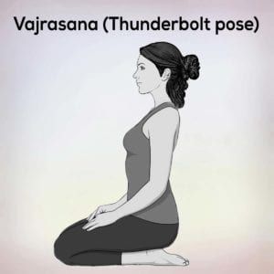 Indigestion? Vajrasana, chewing, meditation